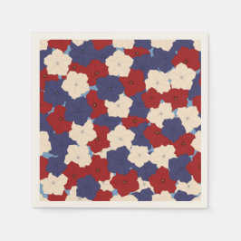 Patriotic Petunias Servet