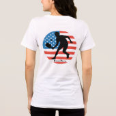 Patriotic Pickleball T-shirt van Pickle Peace (Achterkant)
