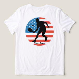 Patriotic Pickleball T-shirt van Pickle Peace
