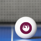 Patriotic ping pong ball with Flag of Phoenix City (Net)