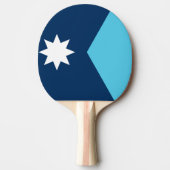 Patriotic, ping pong paddle with Flag of Minnesota Tafeltennisbatje (Voorkant)