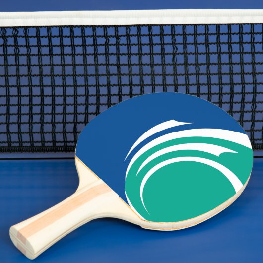 Patriotic, ping pong paddle with Flag of Ottawa Tafeltennisbatje (Insitu)