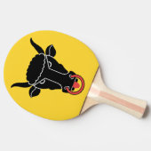 Patriotic, ping pong paddle with Flag of Uri Tafeltennisbatje (Zijkant)