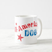 Patriotic Pit Bull Terrier Koffiemok (Voorkant rechts)