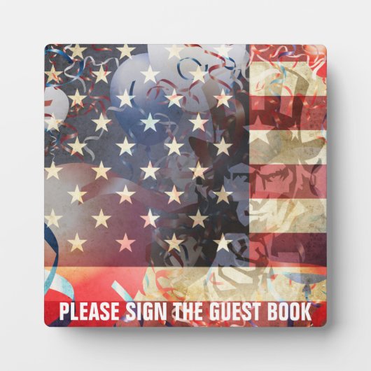 Patriotic Plaque Fotoplaat (Voorkant)