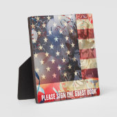 Patriotic Plaque Fotoplaat (Voorkant)