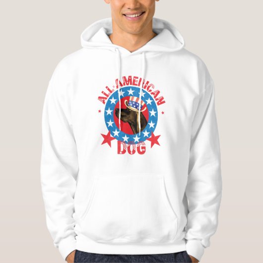 Patriotic Plott Hound Hoodie (Voorkant)