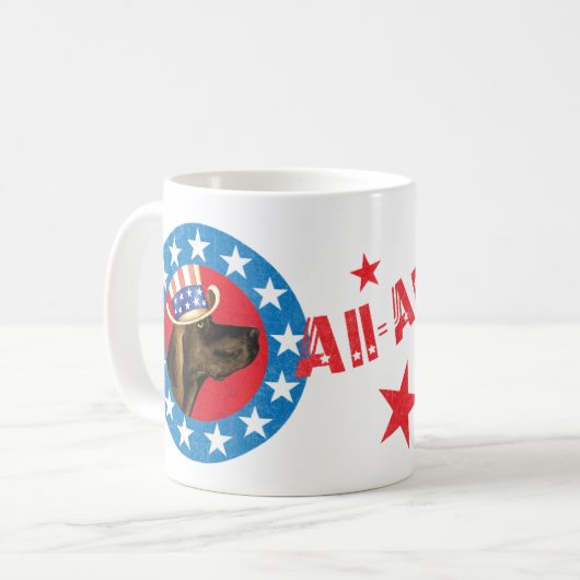 Patriotic Plott Hound Koffiemok (Voorkant links)