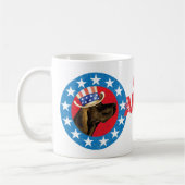 Patriotic Plott Hound Koffiemok (Links)