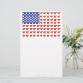Patriotic Polar Beren USA Briefpapier (Staand voorkant)
