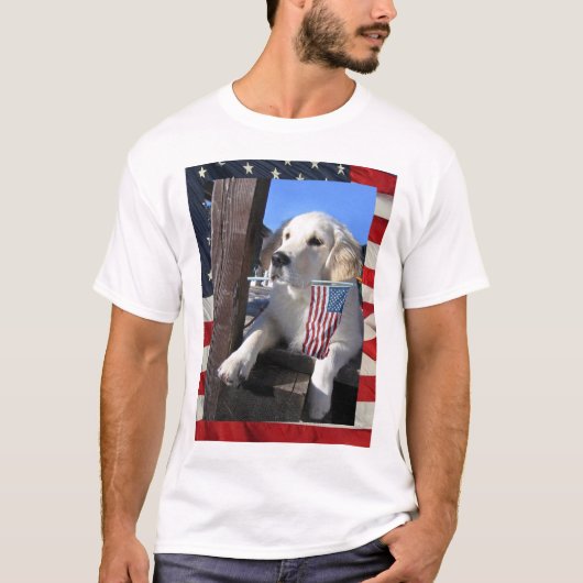 Patriotic Pooch T-shirt (Voorkant)