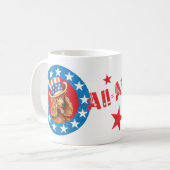 Patriotic Poodle Koffiemok (Voorkant links)