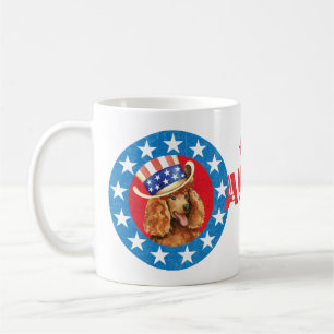 Patriotic Poodle Koffiemok