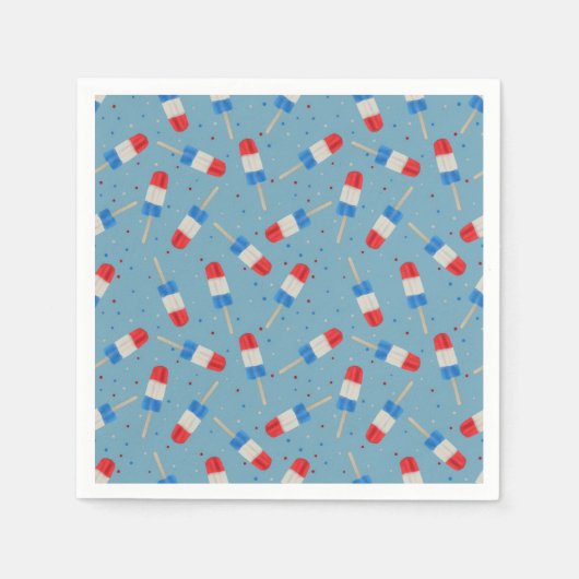 Patriotic Popsicles Servet (Voorkant)
