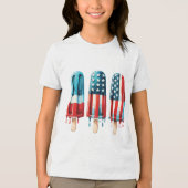 Patriotic Popsicles T-shirt (Voorkant)