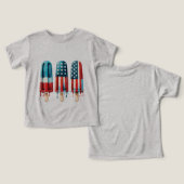 Patriotic Popsicles T-shirt (Ontwerp Voorkant & Achterkant)