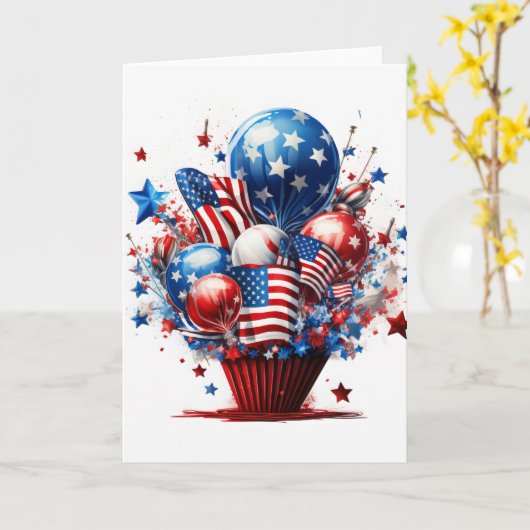 Patriotic Pride Kaart (Gele Bloem)