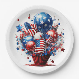 Patriotic Pride Papieren Bordje