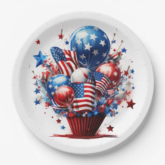 Patriotic Pride Papieren Bordje (Voorkant)
