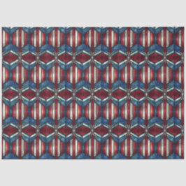 Patriotic Prism Mosaic Tissuepapier