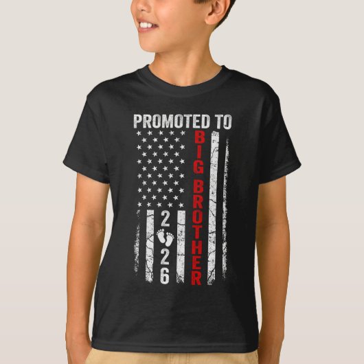 Patriotic Promoted To Big Brother 2026 First Time T-shirt (Voorkant)