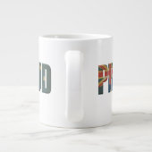 Patriotic Proud Australian Grote Koffiekop (Achterkant)