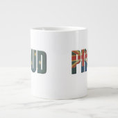 Patriotic Proud Australian Grote Koffiekop (Voorkant)