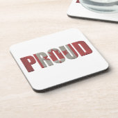 Patriotic Proud Canadian Bier Onderzetter (Linkerzijde)