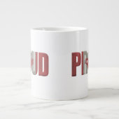 Patriotic Proud Canadian Grote Koffiekop (Voorkant)