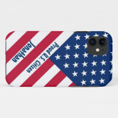 Patriotic Proud US Citizen F504 Case-Mate iPhone Case (Achterkant (horizontaal))