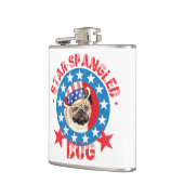 Patriotic Pug Heupfles (Links)