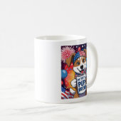 Patriotic Pup Brew Koffiemok (Voorkant rechts)