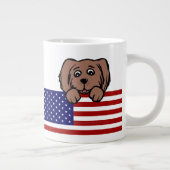 Patriotic Pup Grote Koffiekop (Rechts)
