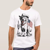 Patriotic Pup T-shirt (Voorkant)