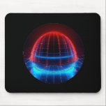 Patriotic Red White Blue Geodesic Dome Muismat<br><div class="desc">Patriotic Red White Blue Geodesic Dome Mouse Pad</div>