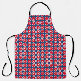 PATRIOTIC RED WHITE BLUE STARS & PATTERNS SCHORT