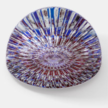 Patriotic Red White en Blue Kaleidoscopic USA