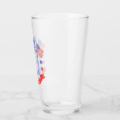 Patriotic Red White & I Do Bridal Shower Welcome Glas (Links)