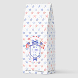 Patriotic Red White & I Do Wedding