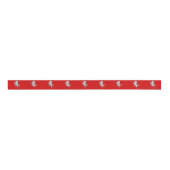 Patriotic Ribbon with Flag of Kent County, England Grosgrain Lint (Voorkant)