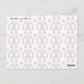 Patriotic Robot Soldier Red White Blue Stars Veren Briefkaart (Achterkant)