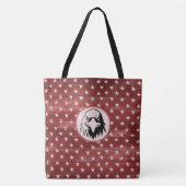 *~* Patriotic Rustic Barnwood Stars Bald Eagle Tote Bag (Voorkant)