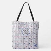 ** Patriotic Rustic Barnwood Stars Eagle USA Tote Bag (Achterkant)