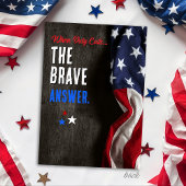 Patriotic Rustic US Flag Military Send-Off Party Kaart