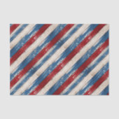 Patriotic Rustic Wood Planks Tissuepapier (Voorkant)