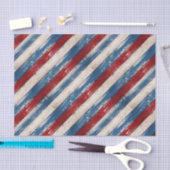 Patriotic Rustic Wood Planks Tissuepapier (Craft)