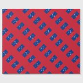 Patriotic Samoa Island Cadeaupapier (Vlak)