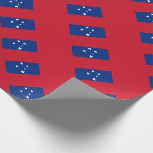 Patriotic Samoa Island Cadeaupapier (Hoek)