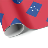 Patriotic Samoa Island Cadeaupapier (Rol Hoek)