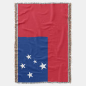 Patriotic Samoa Island Deken (Voorkant Verticaal)